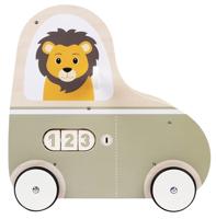 Houten Loopwagen Auto Jack & Jacky - thumbnail