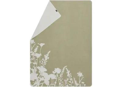 David Fussenegger David Fussenegger Silvretta plaid Floral Silhouettes 140x200 Sage