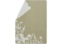 David Fussenegger David Fussenegger Silvretta plaid Floral Silhouettes 140x200 Sage - thumbnail