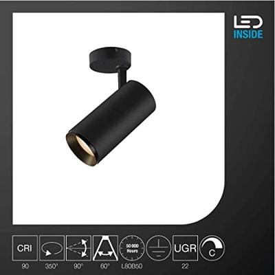 SLV 1004292 NUMINOS L LED-plafondlamp LED vast ingebouwd 28 W Zwart SLV 1004292 NUMINOS L LED-plafondlamp LED vast ingebouwd 28 W Zwart