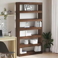 Boekenkast Bruin Bewerkt hout - thumbnail