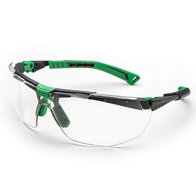 Univet 5X1 5X1-03-00 Veiligheidsbril Met anti-condens coating, Incl. UV-bescherming Zwart, Groen EN 166 DIN 166