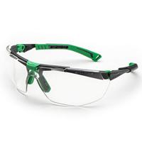 Univet 5X1 5X1-03-00 Veiligheidsbril Met anti-condens coating, Incl. UV-bescherming Zwart, Groen EN 166 DIN 166 - thumbnail