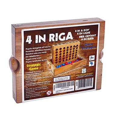 Logica Giochi Houten Bordspel 4 op een Rij Logica Giochi Houten Bordspel 4 op een Rij