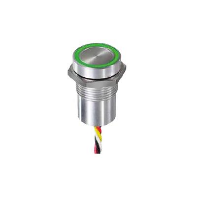 APEM CPB1210000NGSC CPB1210000NGSC Sensorschakelaar 12 V 0.2 A Continu Groen, Rood IP68, IP69K 1 stuk(s)