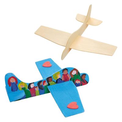 Colorations - houten modelvliegtuigen maken, set van 12 Colorations - houten modelvliegtuigen maken, set van 12
