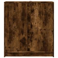 Dressoir met LED 77x34x85 cm bewerkt hout gerookt eikenkleurig - thumbnail