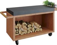 OFYR Mise en Place Table 135 PRO Corten - Ceramic Dark Grey - thumbnail