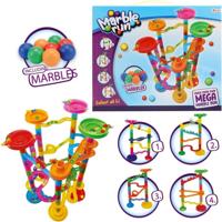 Toi-Toys Knikkerbaan set 20-delig - thumbnail