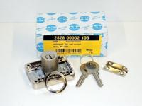 JuNie meubelslot opleg - 2828-MN-ka - met cilindergat - thumbnail