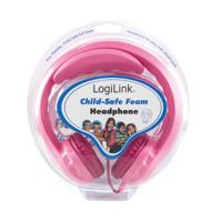 LogiLink HS0046 hoofdtelefoon/headset Hoofdtelefoons Hoofdband Roze - thumbnail