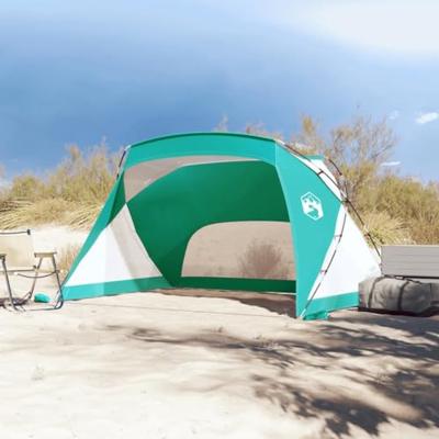 VidaXL Strandtent 274x178x170/148 cm 185t polyester zeegroen VidaXL Strandtent 274x178x170/148 cm 185t polyester zeegroen