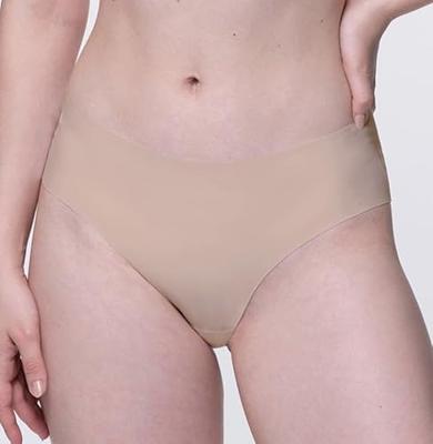 Naadloze slip Airlite Eco - Hipster Classic - Invisible dames onderbroek - Beige - zwart - XL - Roze | Dames slip - Onderbroek - Ondergoed - XL -