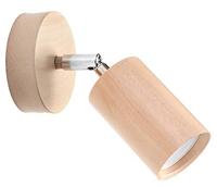 Wandlamp BERG naturel hout - thumbnail