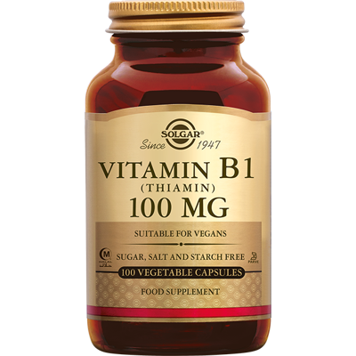 Solgar Vitamine B-1 100 mg Capsules Solgar Vitamine B-1 100 mg Capsules
