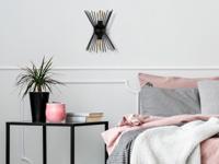 Wandlamp KIRI 2 lampen zwart - thumbnail