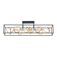 Paul Neuhaus Zwart gouden plafondlampSelina - 6473-18 - thumbnail