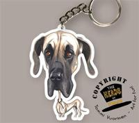 Sleutelhanger Deense Dog - thumbnail