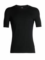 Icebreaker Merino 200 Oasis SS Crewe Thermoshirt Heren Black M - thumbnail