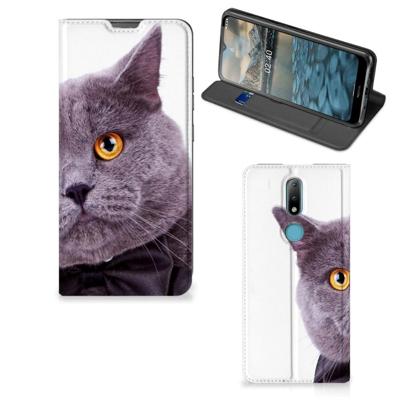 Nokia 2.4 | Hoesje maken | Kat