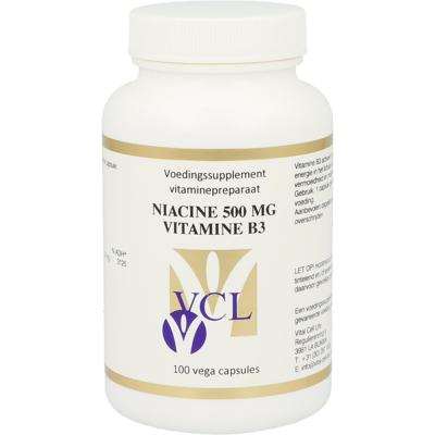 Vitamine B3 niacine 500mg 100 Capsules