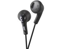 JVC Gumy HA-F160 in-ear hoofdtelefoon met 1 m kabel voor Android, iPhone, computers, laptops, consoles en meer (neodymium magneet, 3,5 mm jack, 15 Hz - 20 kHz), zwart - thumbnail