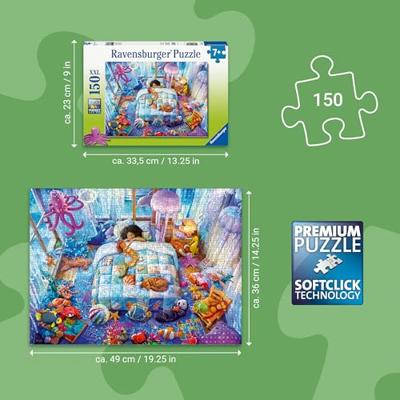 Ravensburger - Kinderpuzzel - 150 XXL-stukjes - Onderwaterdromen - Leeftijd 7+ - Puzzel van topkwaliteit - 12004303