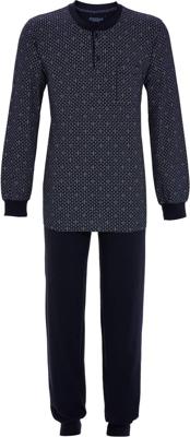 Katoenen blauwe heren pyjama