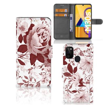 Hoesje Samsung Galaxy M21 | M30s Watercolor Flowers Hoesje Samsung Galaxy M21 | M30s Watercolor Flowers