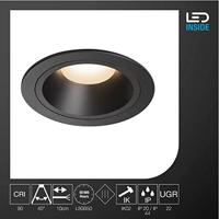 SLV 1003940 NUMINOS L LED-inbouwlamp LED vast ingebouwd 25.41 W Zwart - thumbnail