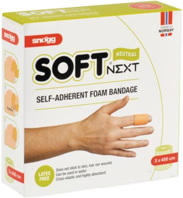 Cederroth zelfklevend schuimverband, beige, 3 cm x 4,5 m