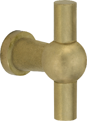 Meubelknop Chemin de Fer 58x10mm MTO