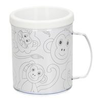 Kleur je eigen Mok Wilde Dieren - thumbnail