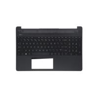 HP Laptop Toetsenbord Qwerty US + Top Cover - Grijs - thumbnail