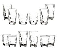 Bormioli Rocco Glazenset - Waterglazen - Transparant - Diamond - 300 ml - 12 stuks - thumbnail