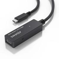AISENS - A107-0869 verlengkabel USB 3.2 Gen1X1 met versterker, USB-C/M-USB-C/H, zwart, 5,0 m - thumbnail