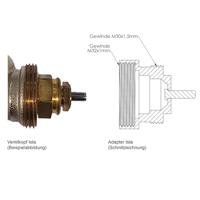 Eurotronic 700112 Radiator-ventieladapter Geschikt voor radiator Ista - thumbnail