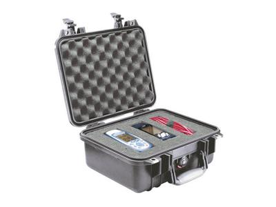 PELI 1400-001-110E Waterdichte Koffer Voor Camera'S, Meetinstrumenten, Elektronica Of Ander Kwetsbaar Appartuur, Ip67 Water- En Stofdicht, Capaciteit: 9L, Gemaakt In Duitsland, Zonder Schuim, Kleur: Zwart
