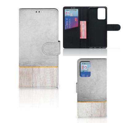 Xiaomi Redmi Note 10 Pro | Book Style Case | Wood Concrete