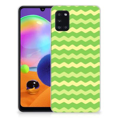 Samsung Galaxy A31 | TPU bumper | Waves Green