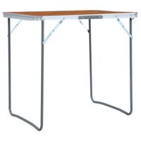 VidaXL Campingtafel inklapbaar 60x45 cm aluminium - thumbnail