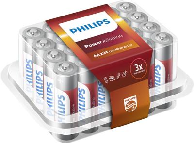 Philips Power Alkaline AA-batterijen set 24-delig