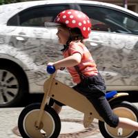 Melon fietshelm Urban Active dotty polycarbonaat mt 46-52 cm - thumbnail