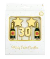 Taartkaarsjes Set 30 Jaar (6st) - thumbnail