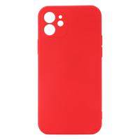Shop4 - iPhone 12 Hoesje - Back Case Mat Rood - thumbnail