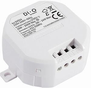 Enzo DiO Inbouw dimmer/schakelaar 200W of 24W LED - 6960210