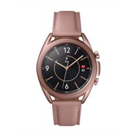 Samsung Galaxy Watch 3 Smartwatch Bluetooth, behuizing 41 mm staal, armband leer, verzadigingsmeter, valherkenning, sportbewaking, 48,2 g, batterij 247 mAh, IP68, Mystic Brons [Italiaanse versie] - thumbnail