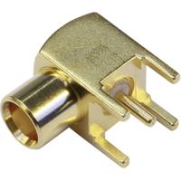 Telegärtner 100025001 100025001 MCX-connector Bus, inbouw verticaal 50 Ω 1 stuk(s) - thumbnail