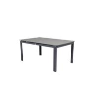 Nohr Uitschuifbare Tuintafel 'Ethen' 160/240 x 100cm, kleur Zwart - thumbnail