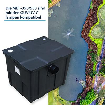 Aquaforte MBF-550 Meerkamerfilter voor Heldere Vijvers met UV-C Compatibiliteit - Eenvoudig Onderhoud - thumbnail